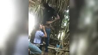 Desi Couple Outdoor Romance