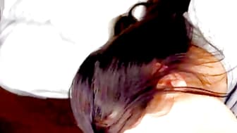Step Sister Sucks Cock In Bedroom While Wax Drips On Her Peaches