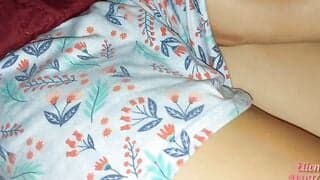 Having Fun between the sheets with my step SISTER
