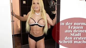 Incest sex at the German family casting