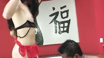 Tempting Latina Trans Babe Takes on a Beast